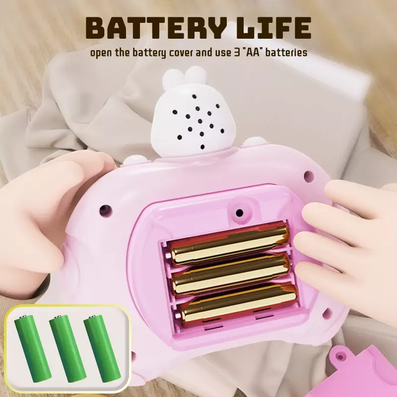 Mainan Fidget lampu Pop Anak laki-laki & perempuan, mainan gagang permainan gelembung dorong cepat dengan mesin Game LED pereda stres