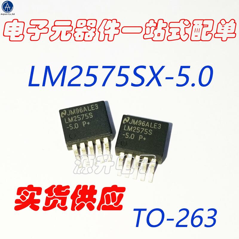 10PCS 100% ต้นฉบับใหม่ LM2575SX-5.0/LM2575S-5.0/LM2575 Switching Step-Down Regulator SMD TO263
