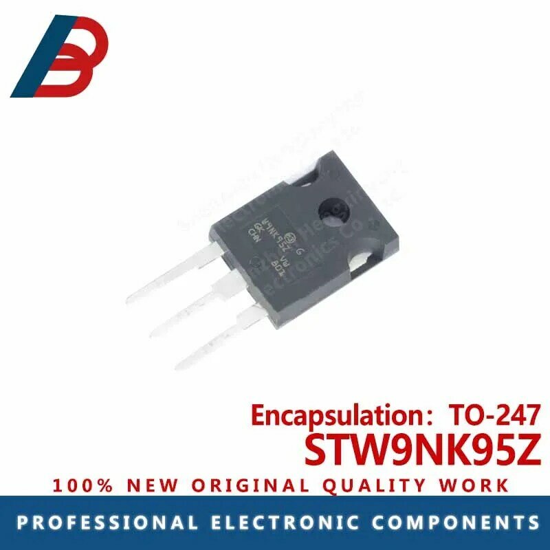 10pcs  STW9NK95Z package TO-247 in-line MOS FET