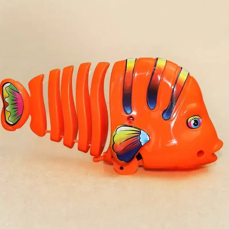 ปลากระพงชิ้น/ล็อต3ตัวของเล่นเพื่อการศึกษาสำหรับเด็กรูปสัตว์ตัวตลกเล็กปลาแกว่งไปมาได้