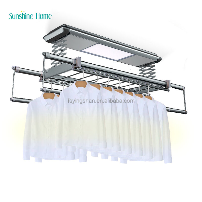 Einziehbarer Kleiderbügel Multifunktions-Elektro-Wäsche ständer heben automatische Kleiderbügel Wäsche