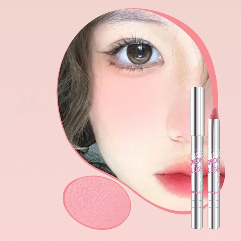 Waterproof Eyeshadow Stick Professional Matte 6 Colors Blush Stick Natural Multifunctional Eye Shadow Pen Women