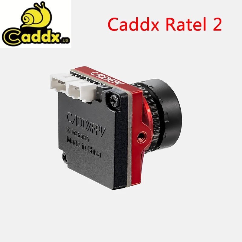 Caddx Ratel 2 Baby Ratel 2 1/1.8 ''Starlight 1200TVL 2.1mm NTSC PAL 16:9 4:3 commutabile Super WDR FPV Micro Camera FPV drone