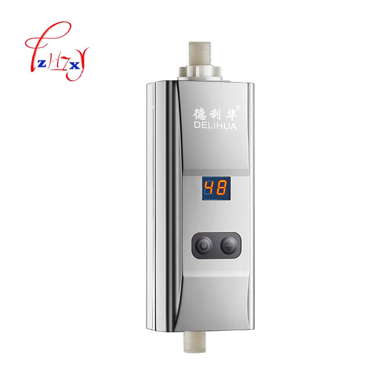 ก๊อกน้ำร้อน pemanas Air listrik สำหรับใช้ในบ้าน, เครื่องทำน้ำร้อนด้านล่างอ่างอาบน้ำ220V 1ชิ้น