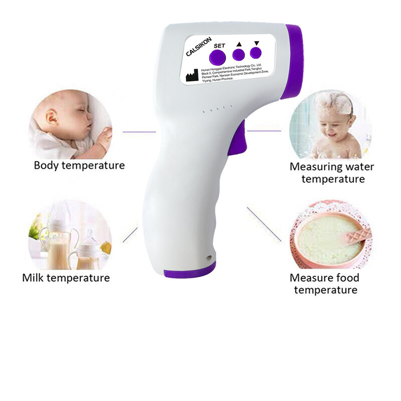 Backlit Baby Medical Digital Infrared Fever Certificated Non-contact Handheld Forehead Thermometer Quick Temperature Measurement
