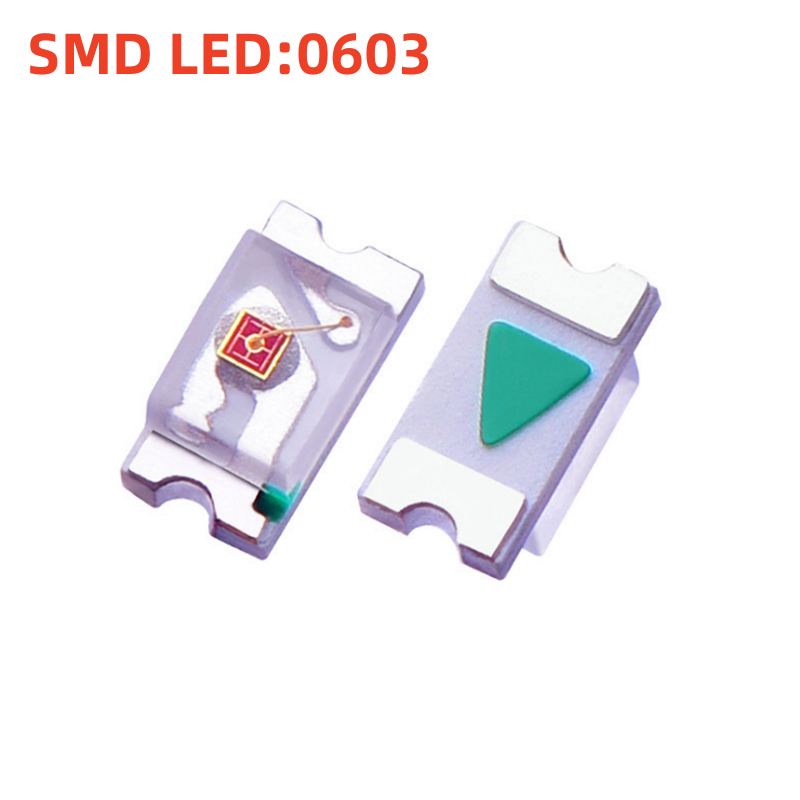 Alta qualidade brilhante UV SMD LED diodo, vermelho, verde, amarelo, rosa, branco, laranja, azul gelo, 1608, 500pcs, 0603