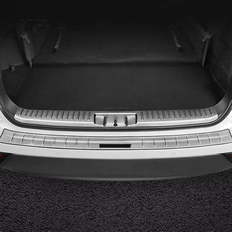 Untuk Toyota Highlander XU70 2021 2022 Aksesori Mobil baja antikarat perlindungan Bumper belakang Sill jendela celana luar