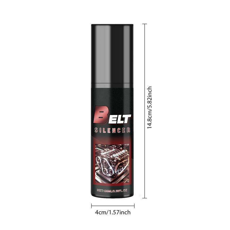 Auto Belt Dressing Spray 100ml Spray-On Belt Dressing Automotive Prolongs Belt Life Lubrication Protection & Silencer Anti Age