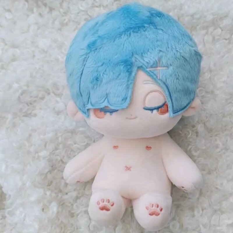 Anime Re: hidup di dunia yang berbeda dari nol Rem 20cm mainan boneka mewah boneka telanjang Cosplay Plushie hadiah anak-anak 6237