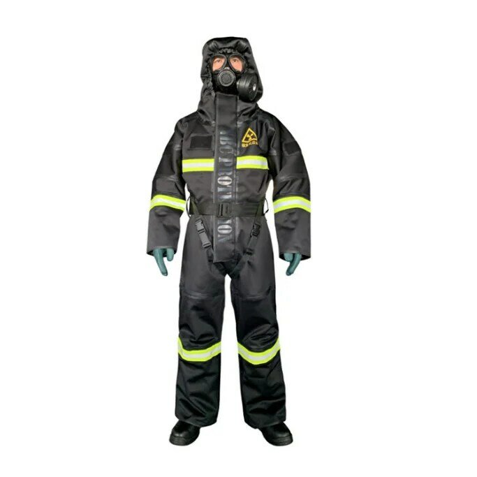 Комбинация с защитой от ядерного излучения, костюм для ионизации, безсвинцовые радиоактивные аэрозоли, пожарная техника