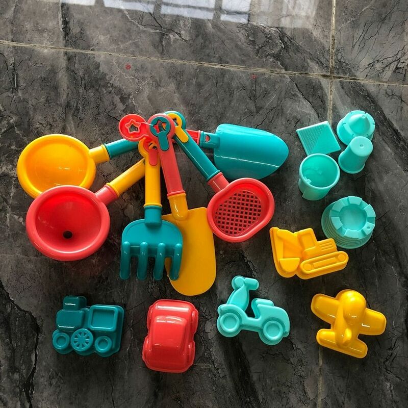 Juguetes de baño de natación para niños pequeños, herramientas de carrito de pala, juguetes interactivos para padres e hijos, herramientas de excavación de arena, traje de cubo de arena
