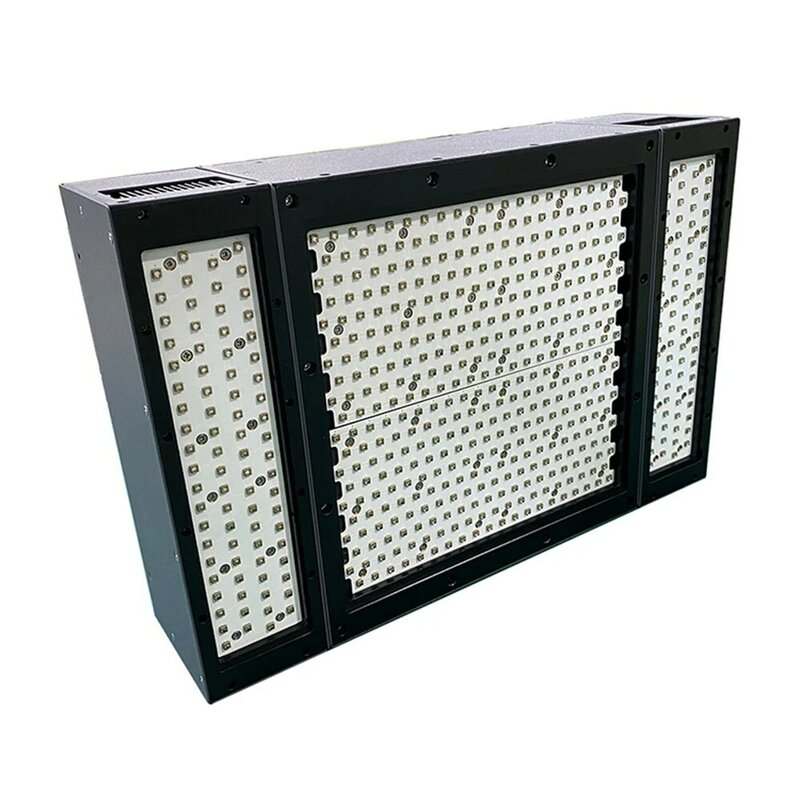 Air cooling 1200W High power UV LED curing lamp UV resin/PCB green oil LED drying lamp 395NM 200*200mm VU curing light