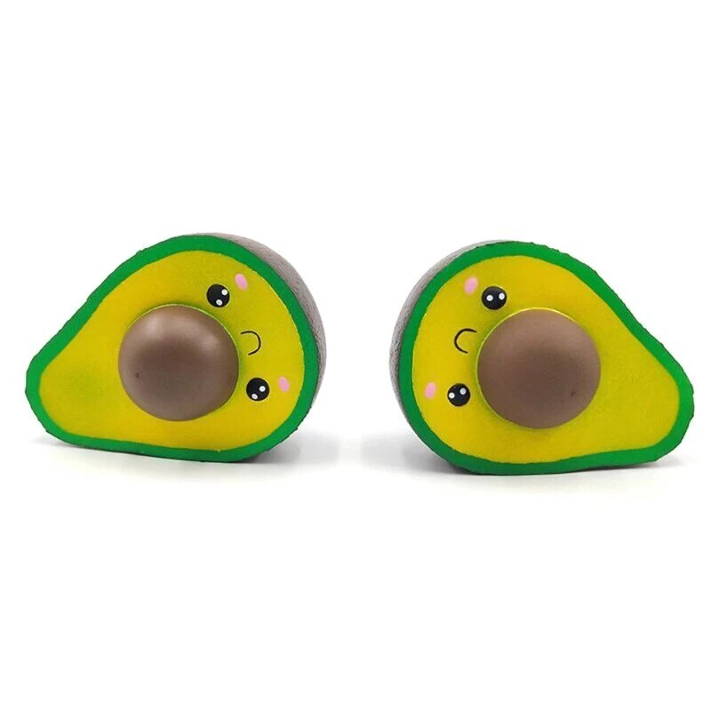 1-teiliges Set Schokoladen-Avocado-Angst- und Stressabbau-Squeeze-Spielzeug für Kinder