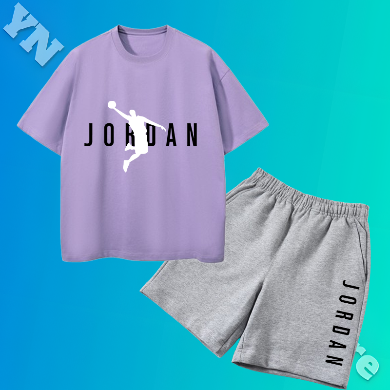 Conjunto de t-shirt e shorts estampados para bebês e meninos, roupas de verão, roupas esportivas, camisa e calça infantil