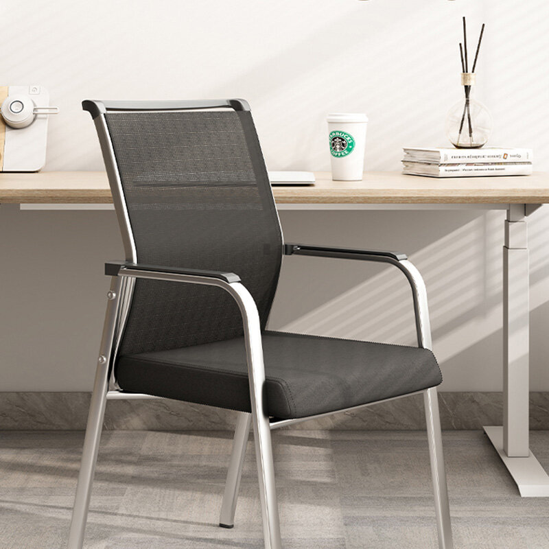 Silla de oficina de diseño de piso, sillón de altura de espera, sillas de conferencia de acento, muebles de oficina resistentes a Poltrona OK50YY