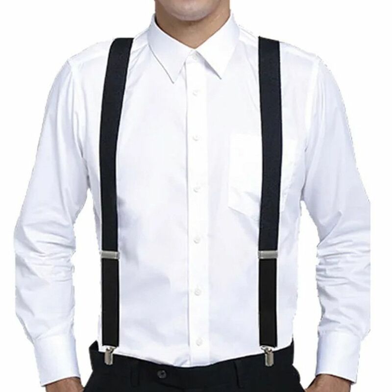 Y Shape Braces Suspenders New Vintage Adjustable Brace Strap Belt 4 Clips Wedding Party Trouser Straps Belt Men Women