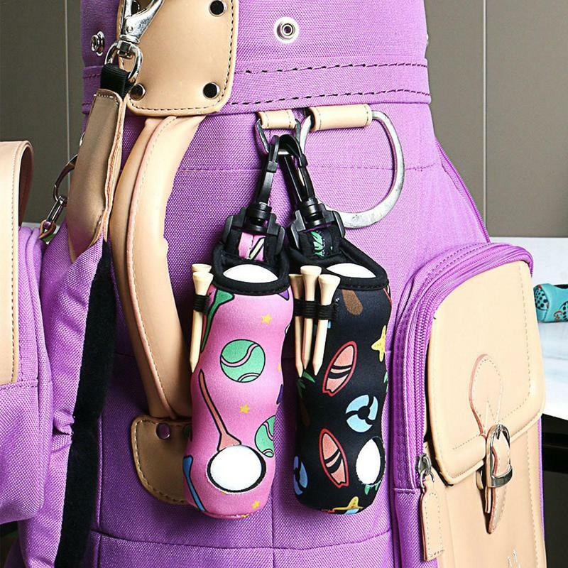 Portable Golf Ball Bags Holder Golf Ball Waist Bag Storage Bag Pouch Golf Ball Case Waist Holder Bag Golf Supplies Accessories