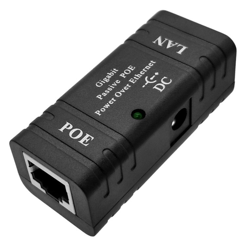 Inyector POE divisor de potencia para cámara IP, accesorios de módulo adaptador POE, 1000/100 Mbps, 5V, 12V, 24V, 48V/1A