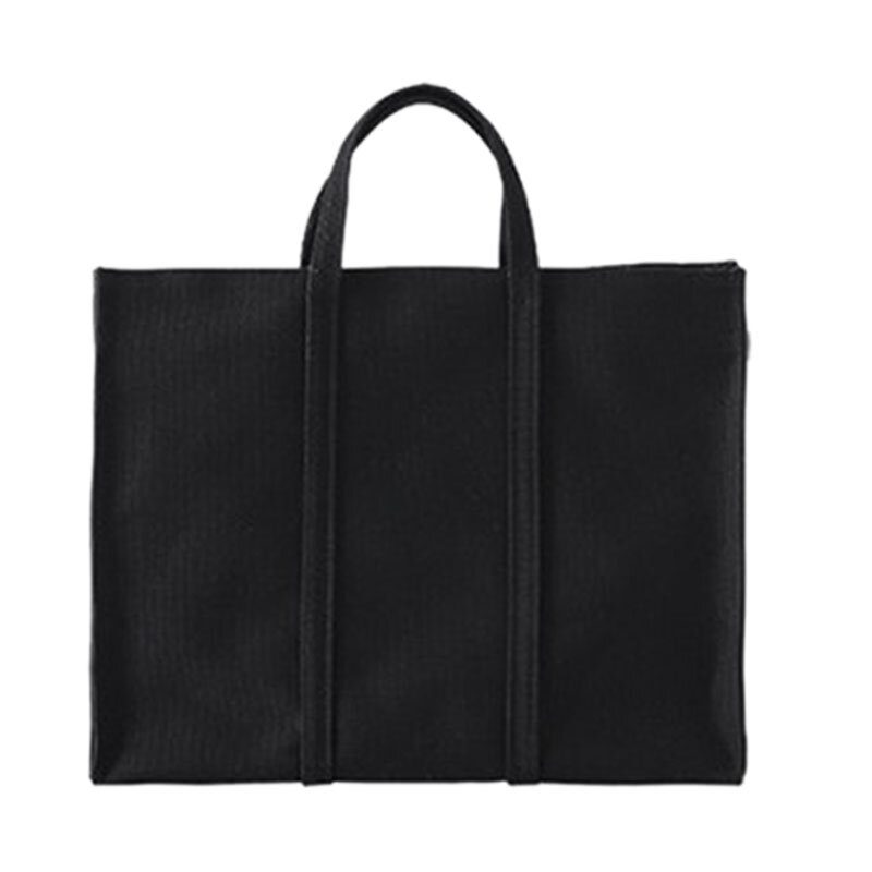 حقيبة يد قماشية قابلة لإعادة الاستخدام للسيدات ، حقيبة يد كاجوال ، حقيبة حمل بسيطة ، تسوق ، موضة