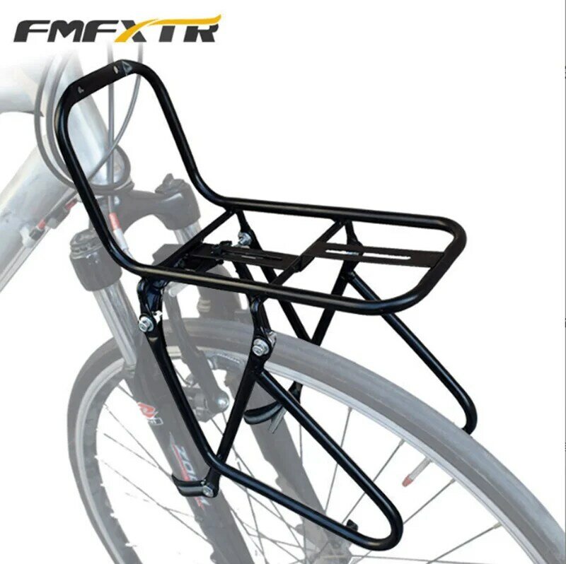 Rak Depan Sepeda 15KG Braket Pembawa Rak Muatan Bagasi Aksesori Sepeda Olahraga Luar Ruangan Bersepeda