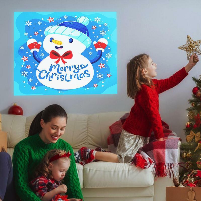 Proyector de Navidad para niños, linterna, proyector de Navidad, Santa Claus, árbol de Navidad, luz deslizante festiva