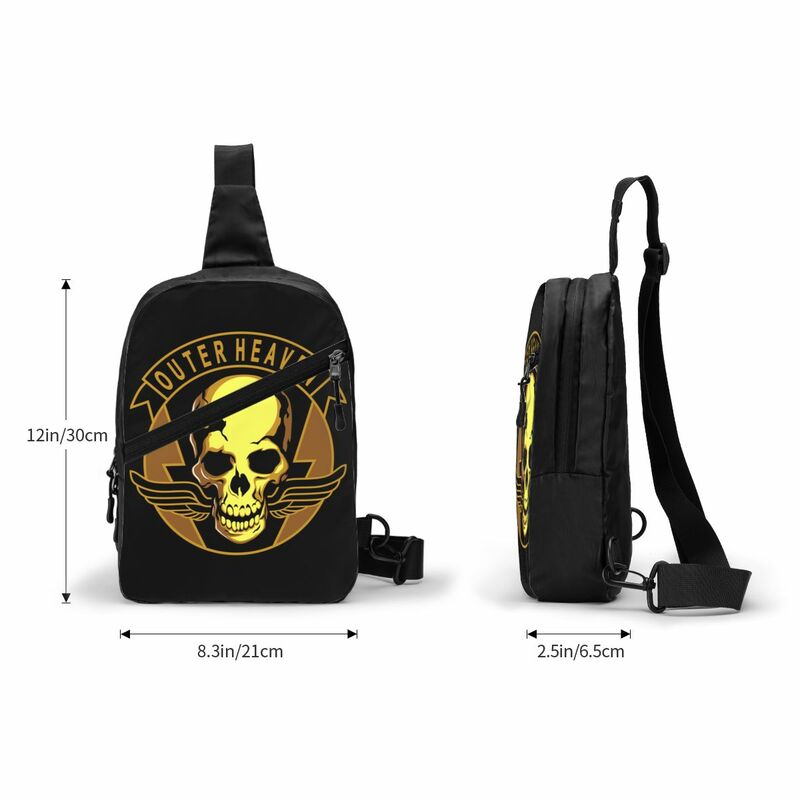 Metal Gear Solid Outer Heaven Drawstring Bags Men Women Portable Sports Gym Sackpack Video Game Gift Shopping Storage Backpacks