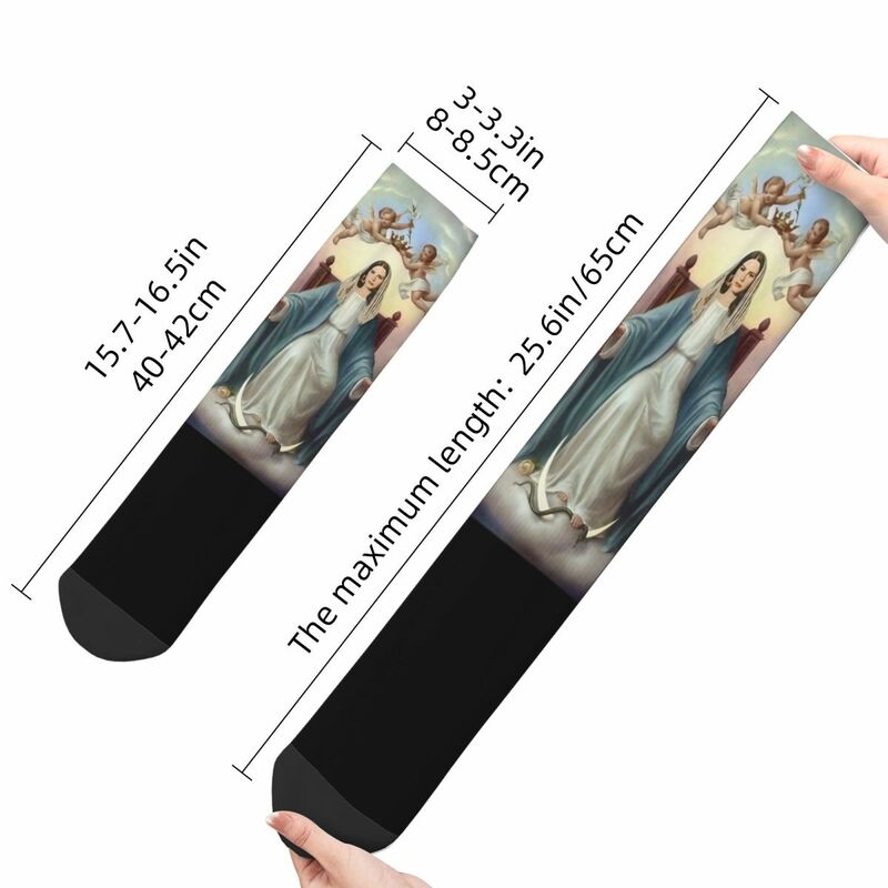 Носки «Наша мама Лана Дель Рей Мерч» уютные винтажные носки для скейтборда с ангелом удобные носки унисекс лучшие подарки