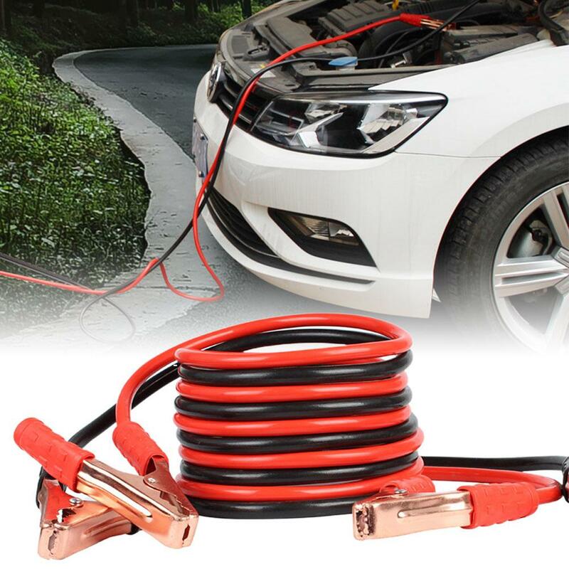 Carro Battery Jump Cable, Booster Cable Line, Jump Clips, Grampos de arranque, Double-Ended Emergency, SUV, Van com Fios, 1.8m, 500A