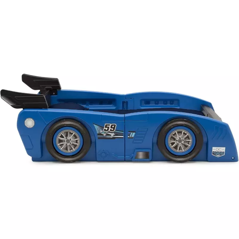 Letto per bambini Grand Prix Racing Toddler & Twin - Made in USA, Blue