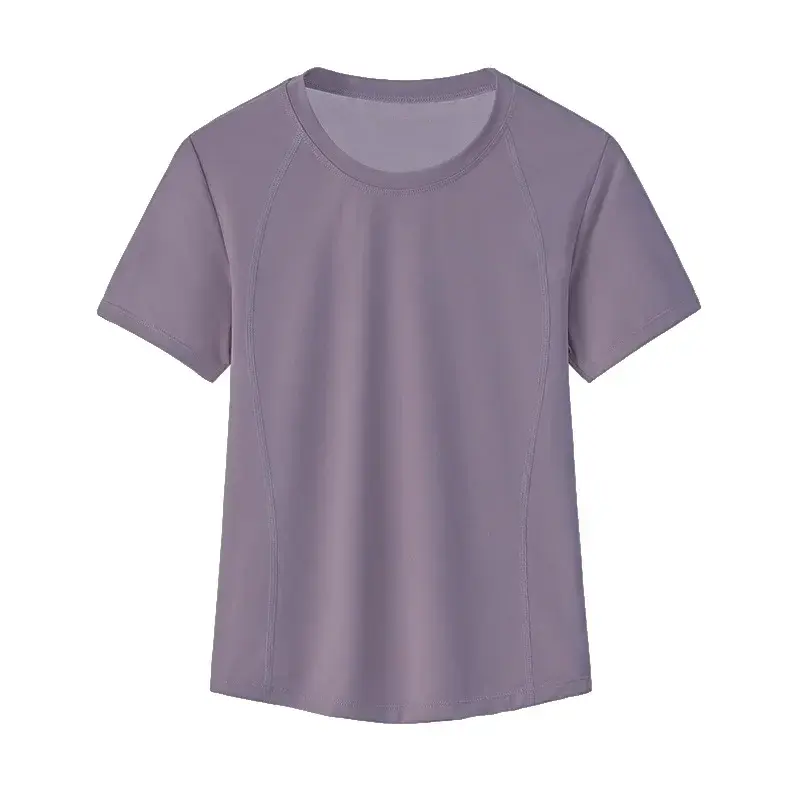女性用半袖シャツ,ゆったりとしたフィット感,ヨガウェア,レジャースポーツTシャツ,速乾性のフィットネスTシャツ,ウエスト用,新しいコレクション