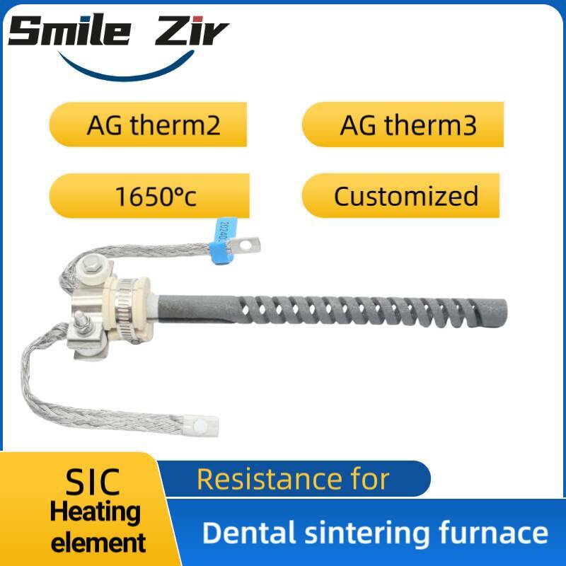 1650 Degree Heator SIC Rod Amanngirrbach Ceramill Therm 2  Or 3 Sintering Furance Resistance Heating Element For Dental lab use