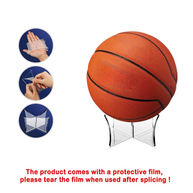 Duty Acryl Ball Stand Portable Display Accessoires Rugby Bowling Display Houder Voor Voetbal Voetbal Basketbal Accessoires