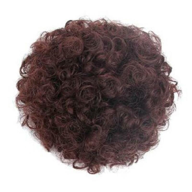 Puff Hair Bun Chignon Short Drawstring Ponytail Curly Ponytail Wrap On Hair Afro Ponytail Big Hair Extension Short Curly Chignon