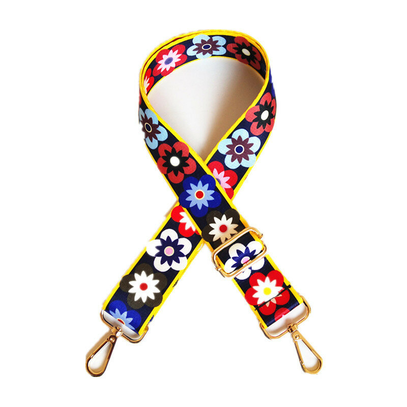 Fesyen Tas Sabuk Bahu Gaya Etnis Ransel Tali Tas Warna-warni Tali untuk Tas Tangan Aksesori untuk Tas Crochet