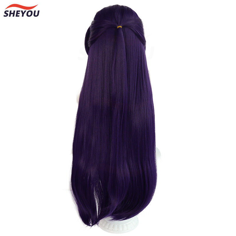 Парик для косплея Jinshi из аниме Kusuriya no Hitorigoto аптекарские дневники фиолетовые длинные термостойкие синтетические волосы парики + шапочка