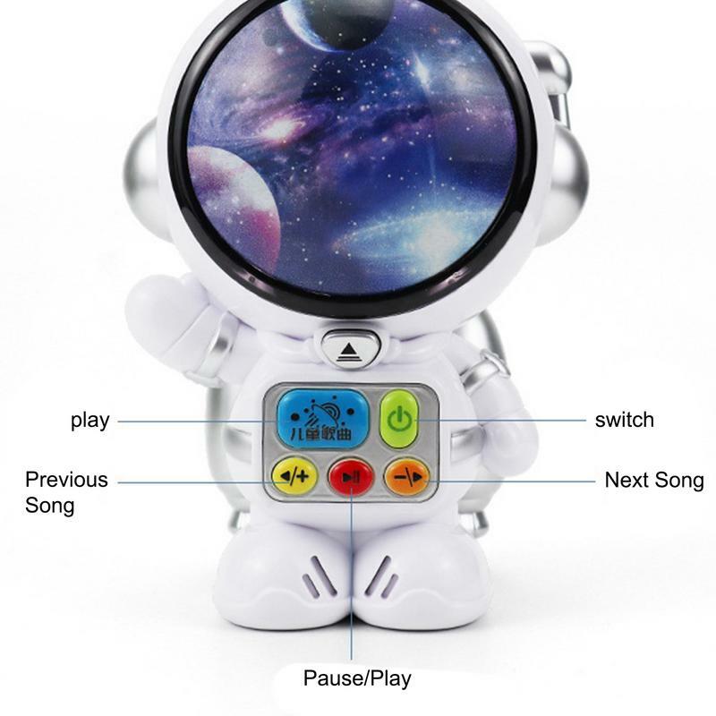 Smart Robot Music Story Telling Machine, Aparência Bonito, Brinquedo Interativo, Presentes para Dia das Crianças Aniversário e Natal