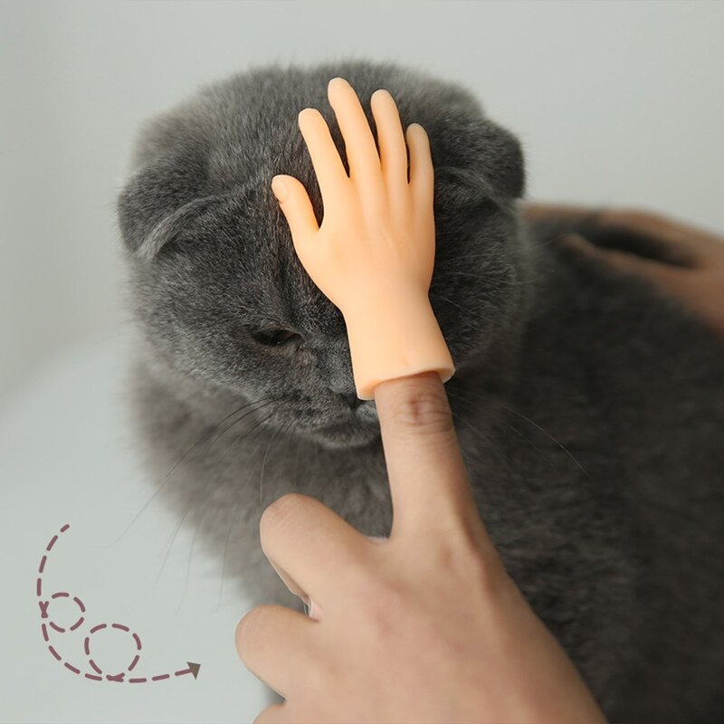 4/10 قطعة نموذج الأيدي الصغيرة للدمية العالمية دمية ترتدى بالإصبع دور الأطفال لـ Pl دروبشيب