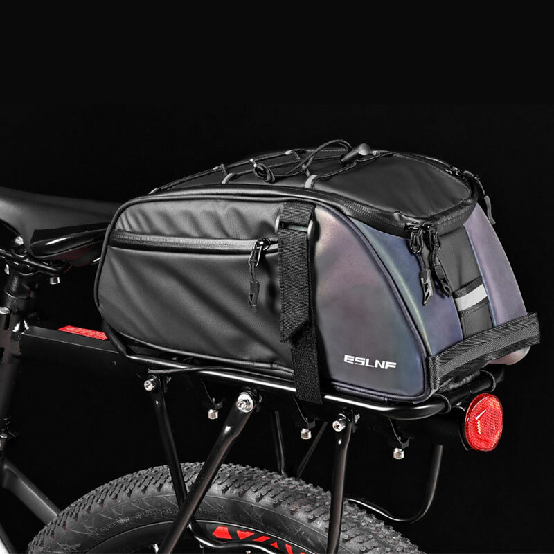多機能自転車ブリーフケース,リアシート,防水,トランク用,大容量,ハンドバッグ