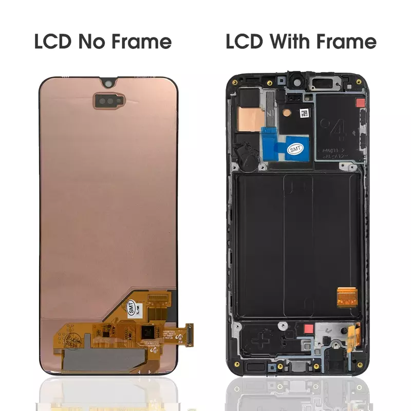 Layar sentuh pengganti Samsung, layar sentuh pengganti perakitan Digitizer 5.9 ''A40 untuk Samsung A405F A405 A405FM A405S