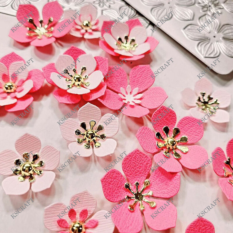 قوالب قطع معدنية من زهور الخشخاش ، استنسل لقصاصات ذاتية الصنع ، نقش زخرفي ، بطاقات ورقية ذاتية الصنع