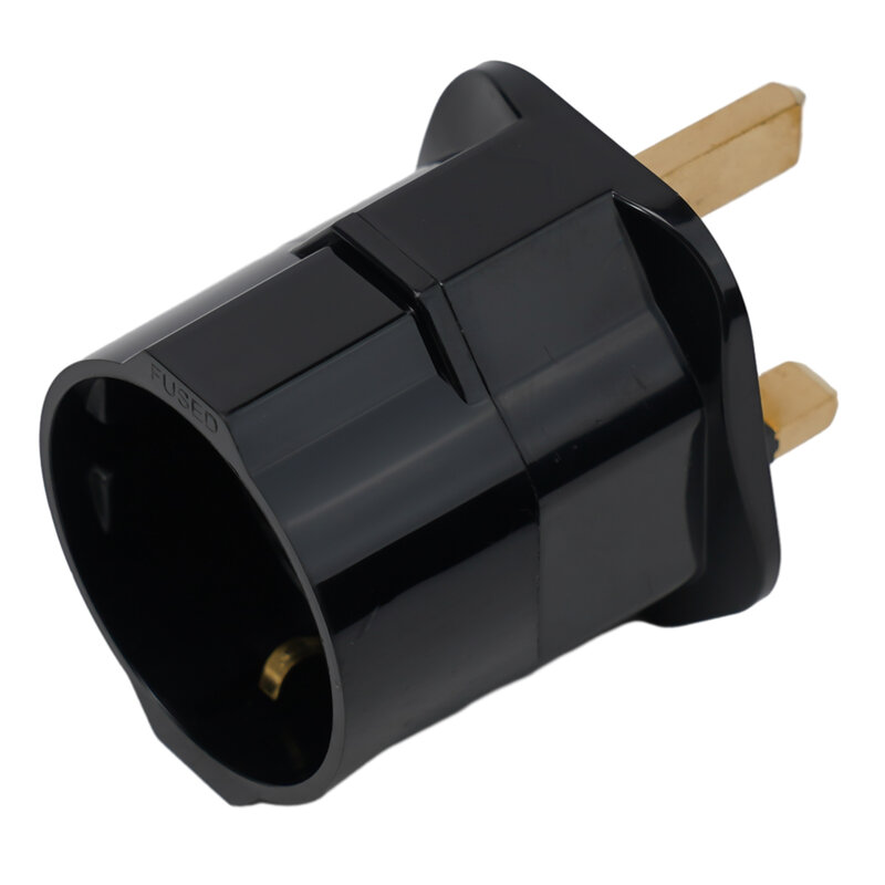 Zubehör Adapter elektronische Komponenten bewertet 13a mit Sicherung 1 Stück 250V abs Kunststoff AC Universal adapter schwarz