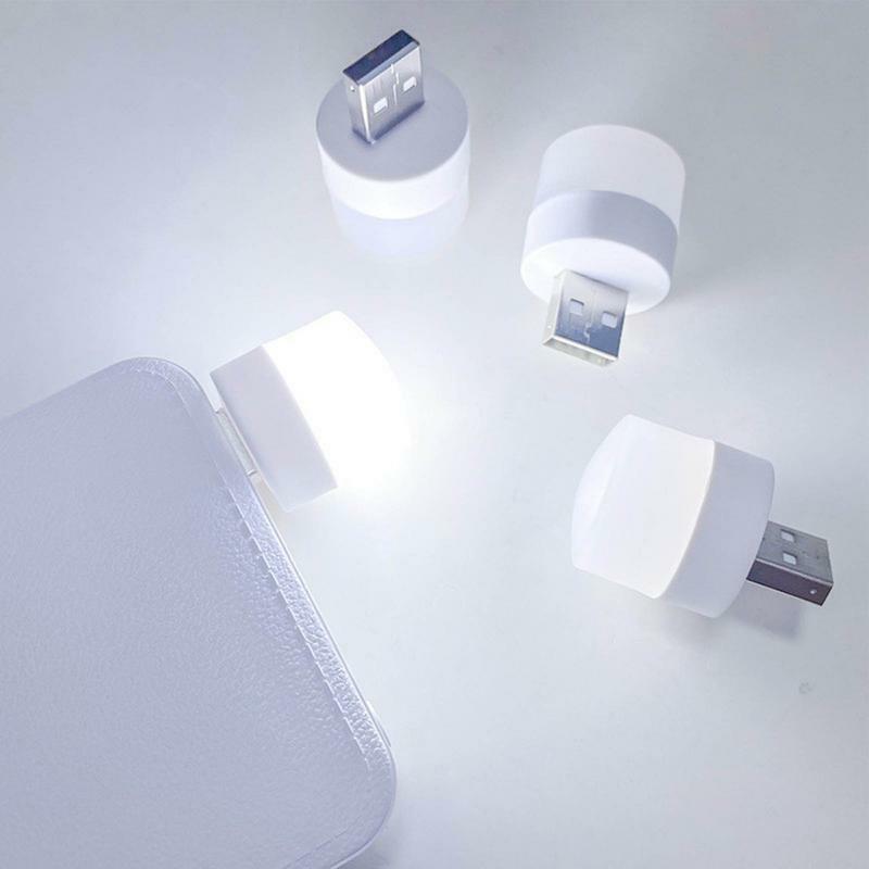 Petites veilleuses compactes à LED pour enfants et adultes, veilleuse USB, ampoule blanche naturelle, HOCar, cuisine de pépinière