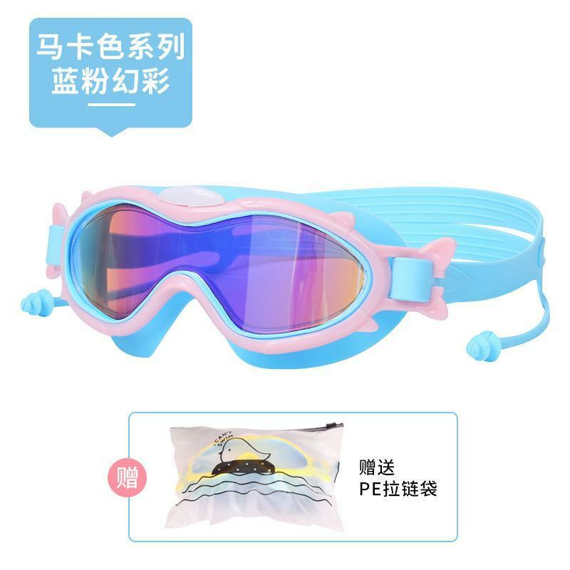 Waterproo-Gafas de natación antiniebla para niños, lentes de visión clara para piscina seca, Anti-UV, para buceo y natación