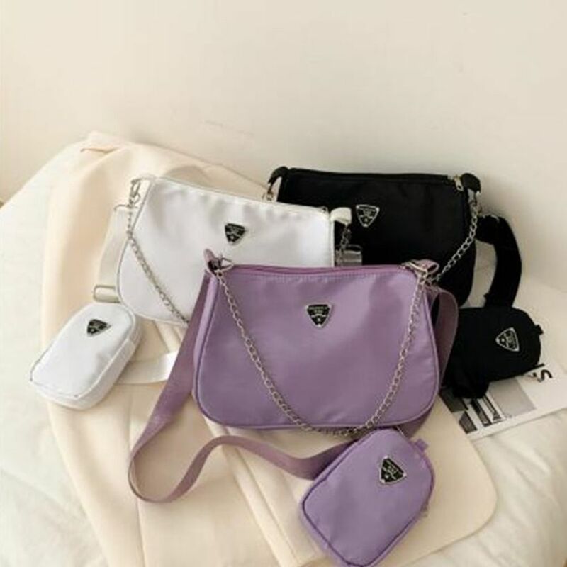 Женская модная повседневная сумка в комплекте, сумки через плечо, сумки на плечо, сумка-слинг 2 в 1, трендовая сумка для путешествий и покупок