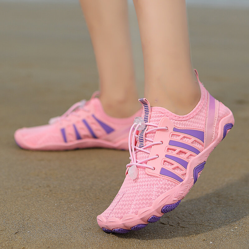 Zapatos de agua transpirables para hombre y mujer, zapatillas de deporte para vadear, de secado rápido, para entrenamiento, gimnasio, correr