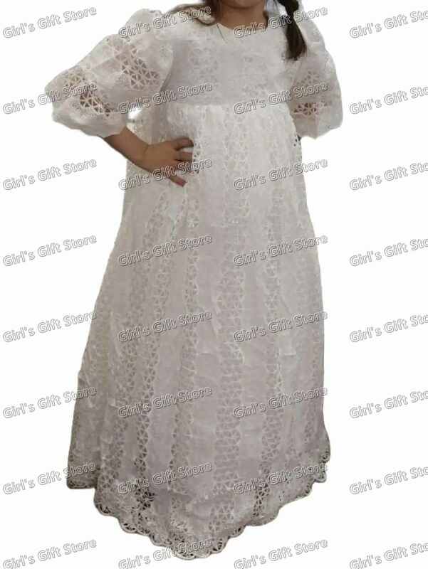 Unique Hollow Out Lace  Sister Of The Bride Gown From Exquisite Flower Girl Wedding Gowns Teen Childrens First Communion Gown