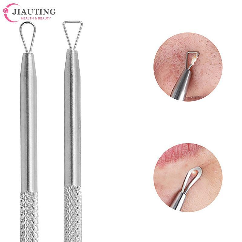 Dual Heads Acne Needle Blackhead Blemish Squeeze Pimple Extractor Remover Spot Cleaner Beauty Skin Care Tool