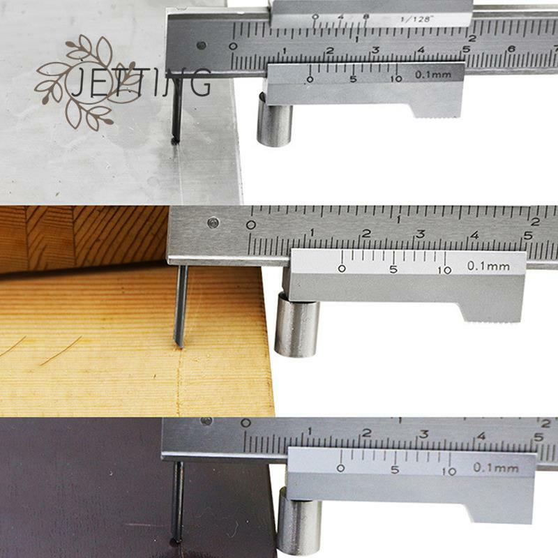 Marking Vernier Caliper Scriber Gauging Ruler 0-200mm Precise Measurement Measuring Instrument Tool