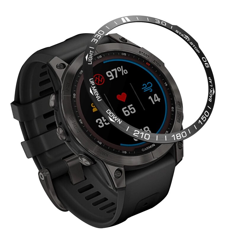 Cover Ring For Garmin Fenix 7 7X 6 6X Pro 5 5X Plus Bezel Metal Case Cover protector metal Ring Anti Scratch Accessories