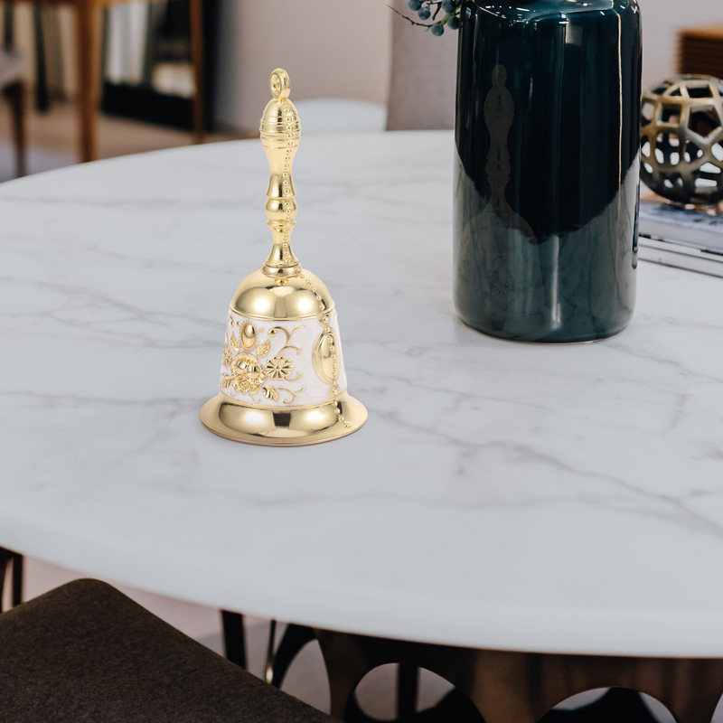 Dzwon obsługa hotelowa metalowa ręka dzwonki wiszące biurko nazywające Vintage naczynie do rzemiosła